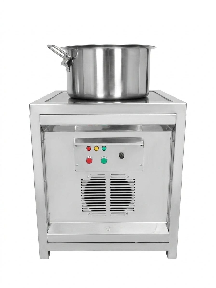Bulk cooking commercial induction cooktop